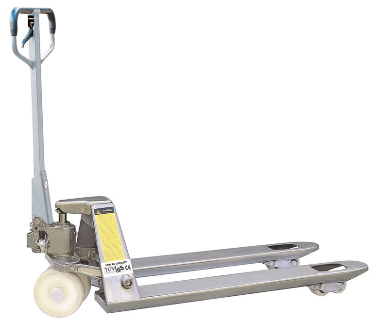 Slitesterk galvanisert jekketralle for krevende miljøer. 2500 kg kapasitet, rustbeskyttelse og CE-godkjenning for trygg bruk i industri og lager.